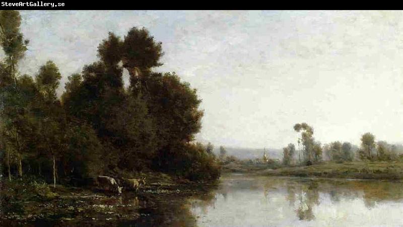 Charles-Francois Daubigny The Banks of River